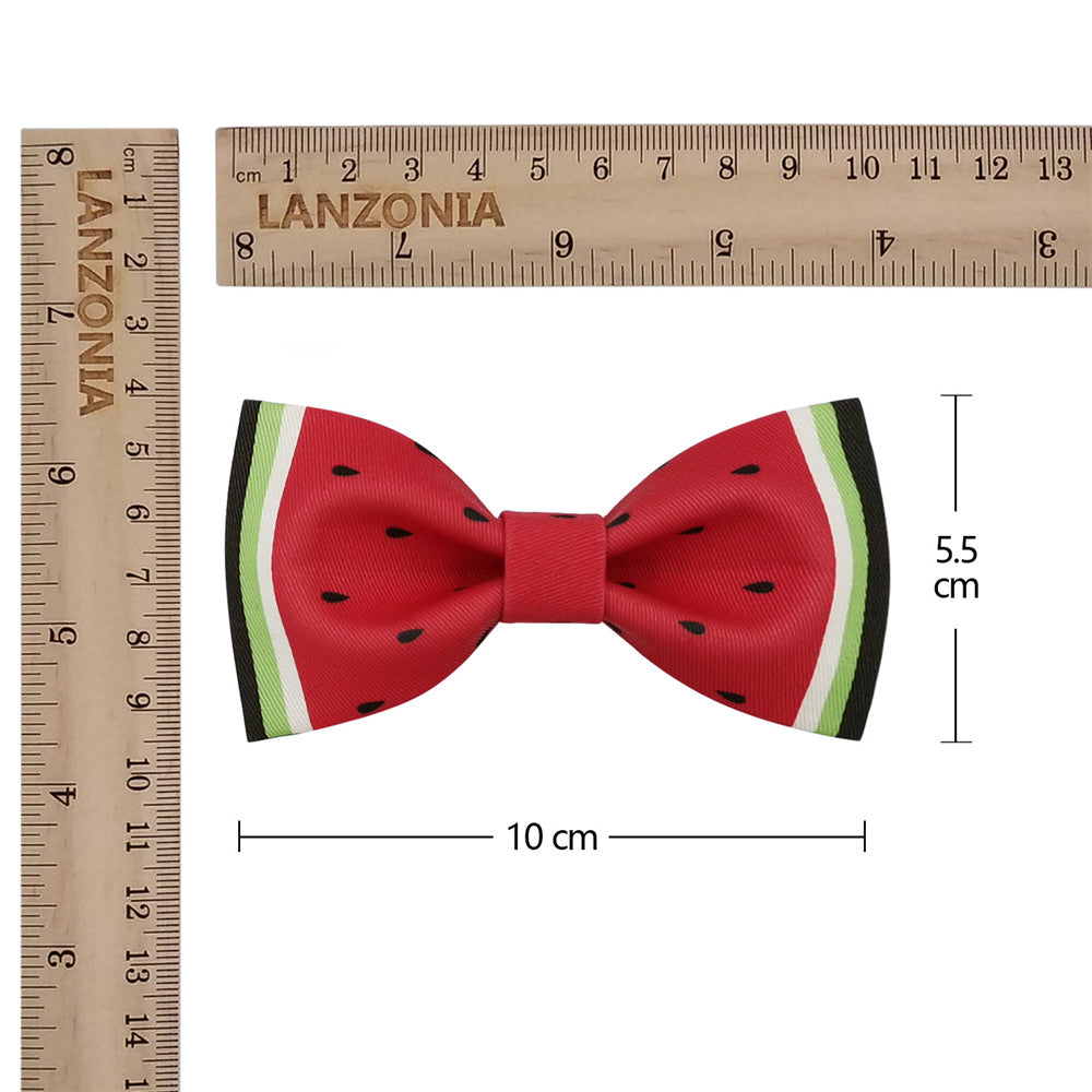 Lanzonia Boy's Bowtie Funny Watermelon Pattern Kids Bow Tie - Lanzonia
