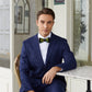 Lanzonia Men's Feather Bow Tie Dark Green Handmade Peacock Bowtie for Wedding Holiday Party