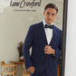 Lanzonia Men's Feather Bow Tie Handmade Peacock Bowtie for Wedding Holiday Party