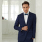 Lanzonia Men's Feather Bow Tie Handmade Bowtie for Wedding Holiday Party
