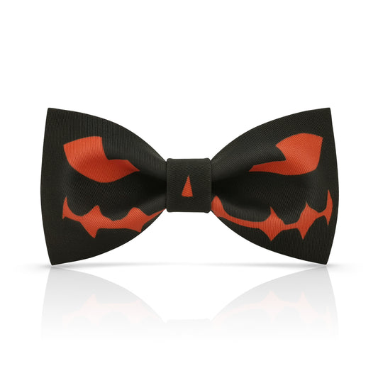 Lanzonia Boy's Novelty Bow Tie Kid's Funny Pumpkin Pattern Designer Bowtie for Holiday Halloween