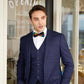 Lanzonia Men's Peacock Feather Bow Tie Handmade Bowtie for Wedding