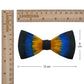 Lanzonia Feather Mens Bowtie Handmade Bow Tie for Party Holiday Ball Wedding