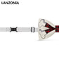 Lanzonia Men's Funny Bowtie Novelty Bone Pattern Bow Tie - Lanzonia