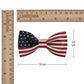 Lanzonia Boy's Novelty Bowtie Kids U.S. American Flag USA. Patterned Bow Tie - Lanzonia