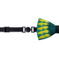 Lanzonia Feather Men's Bowtie Handmade Green and Yellow Bow Tie for Party Holiday Ball Wedding