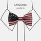 Lanzonia Boy's Novelty Bowtie Kids U.S. American Flag USA. Patterned Bow Tie for Holiday New Party Birthday