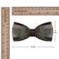 Lanzonia Feather Bowtie Handmade Mens Wedding Bow Tie