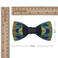 Lanzonia Mens Feather Bow Tie Handmade Peacock Bowtie for Wedding Holiday Party