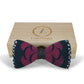 Lanzonia Men Feather Bowtie Handmade Bow Tie for Wedding Holiday Party