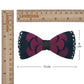 Lanzonia Men Feather Bowtie Handmade Bow Tie for Wedding Holiday Party