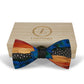 Lanzonia Men's Feather Bowtie Handmade Bow Tie for Wedding Holiday Party