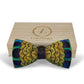 Lanzonia Men's Feather Bow Tie Handmade Peacock Bowtie for Wedding