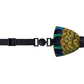 Lanzonia Men's Feather Bow Tie Handmade Peacock Bowtie for Wedding