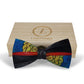 Lanzonia Men's Peacock Feather Bow Tie Handmade Bowtie for Wedding