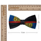 Lanzonia Men's Peacock Feather Bow Tie Handmade Bowtie for Wedding