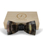 Lanzonia Men's Feather Bow Tie Handmade Bowtie for Wedding Holiday Formal Party Business
