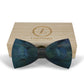 Lanzonia Feather Bowtie Handmade Mens Bow Tie for Wedding