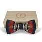 Lanzonia Men Feather Bow Tie Handmade Bowtie for Wedding Holiday Party