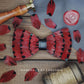 Lanzonia Mens Wedding Wine Red Bowtie Feather Hnadmade Bow Tie